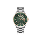 NAVIFORCE NF9191 S/S/GN QUARTZ BLACK DIAL SILVER STAINLESS STEEL MEN'S WATCH