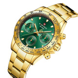 NAVIFORCE NF9193 G/G/GN GOLD STAINLESS STEEL MEN'S WATCH