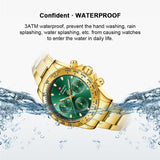 NAVIFORCE NF9193 G/G/GN GOLD STAINLESS STEEL MEN'S WATCH
