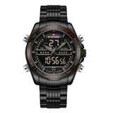 NAVIFORCE NF9195S B/B/B BLACK STAINLESS STEEL MEN WATCH