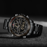 NAVIFORCE NF9195S B/B/B BLACK STAINLESS STEEL MEN WATCH
