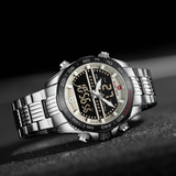 NAVIFORCE NF9195S S/B/GY STAINLESS STEEL MEN WATCH