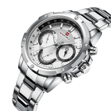 NAVIFORCE NF9196S S/W STAINLESS STEEL MEN WATCH