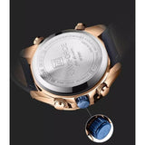 NAVIFORCE NF9197L RG/BE/BE BLUE LEATHER MEN WATCH