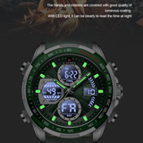 NAVIFORCE NF9197L S/GN/GN GREEN LEATHER MEN WATCH