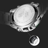NAVIFORCE NF9197S S/S/GN SILVER STAINLESS STEEL MEN'S WATCH