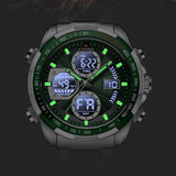 NAVIFORCE NF9197S S/S/GN SILVER STAINLESS STEEL MEN'S WATCH