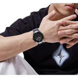 Naviforce Black Dial And Leather Strap Men Watch NF9200L S/B/B