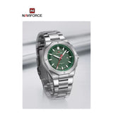 NAVIFORCE NF9200S S/GN STAINLESS STEEL WATERPROOF POLYGON VOGUE – GREEN MEN'S WATCH