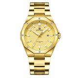 NAVIFORCE NF9200S G/G QUARTZ GOLD STAINLESS STEEL DATE LUMINOUS SCALES MEN'S WATCH
