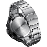 NAVIFORCE NF9201 S/BE  STAINLESS STEEL DUAL TIME BLUE BLACK DIAL STAINLESS STEEL  MEN'S WATCH