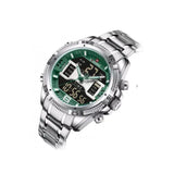 NAVIFORCE NF9201-S/GN DIGITAL ANALOG CALENDAR GREEN MEN'S WATCH