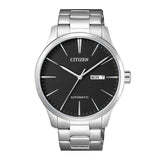 CITIZEN NH8350-83EB AUTOMATIC SILVER STAINLESS STEEL MEN'S WATCH - H2 Hub Watches