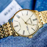 CITIZEN MECHANICAL NH8352-53P GOLD STAINLESS STEEL MEN'S WATCH