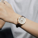 CITIZEN NH8393-05A AUTOMATIC BROWN LEATHER MEN'S WATCH