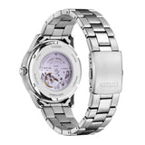 Citizen Automatic Blue Dial Silver Stainless Steel Strap Men Watch NH8400-87L