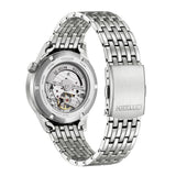 Citizen Automatic Blue Dial Silver Stainless Steel  Strap Men Watch NH9130-84L