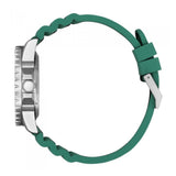CITIZEN MECHANICAL NJ0129-10X GREEN POLYURETHANE STRAP MEN WATCH