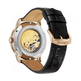 CITIZEN NJ0133-12E MECHANICAL BLACK LEATHER MEN'S WATCH