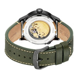 CITIZEN NJ0147-18X MECHANICAL GREEN LEATHER MEN'S WATCH