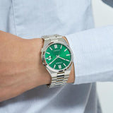 Citizen Automatic Green Dial Stainless Steel Men's Watch NJ0150-81X