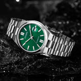 Citizen Automatic Green Dial Stainless Steel Men's Watch NJ0150-81X