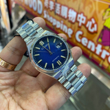 Citizen Mechanical Automatic Blue Dial With Silver Stainless Steel Strap Men Watch NJ0151-88L