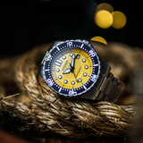 Citizen Mechanical Automatic Gold Dial With Silver Stainless Steel Men Watch NJ0170-83Z