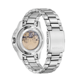 Citizen Mechanical Automatic Gold Dial With Silver Stainless Steel Men Watch NJ0170-83Z