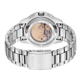 Citizen Mechanical Automatic Silver Stainless Steel Men Watch NJ0171-81A