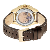 Citizen Mechanical Automatic Green Dial With Brown Leather Men Watch NJ0173-18X
