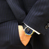 CITIZEN NP1010-01L AUTOMATIC SILVER STAINLESS STEEL BLACK LEATHER STRAP MEN'S WATCH