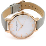 OLIVIA BURTON OB15BDW02 GRAY LEATHER WOMEN'S WATCH