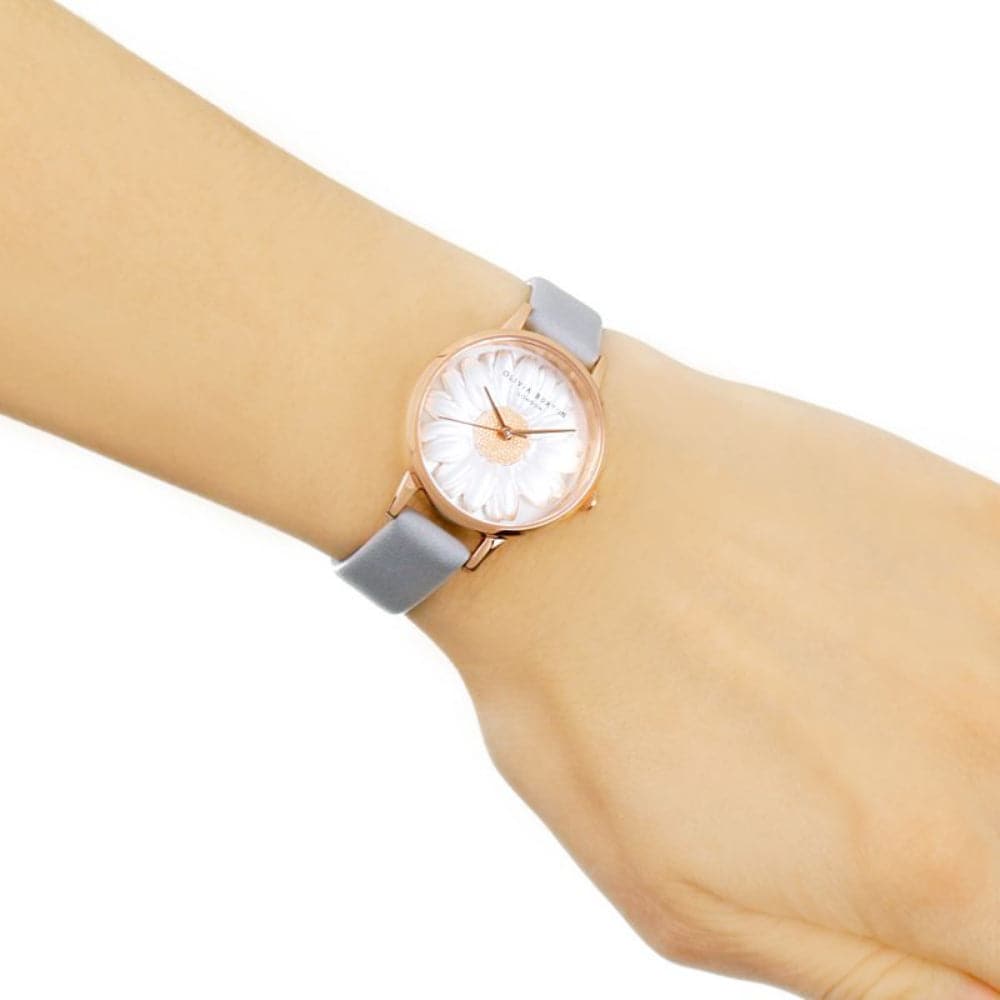 OLIVIA BURTON OB15EG50 ENCHANTED GARDEN LEATHER STRAP WOMEN S WATCH H2 Hub