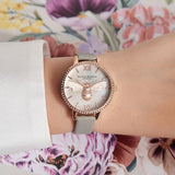 OLIVIA BURTON OB16BB17 LUCKY BEE DEMI DIAL GREY & ROSE GOLD WOMEN'S WATCH