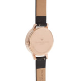 OLIVIA BURTON OB16CH05 BLACK LEATHER WOMEN WATCH