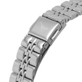 Olivia Burton Art Deco Navy Blue Dial Silver Stainless Steel Strap Women Watch OB16DC01