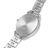 Olivia Burton Art Deco Navy Blue Dial Silver Stainless Steel Strap Women Watch OB16DC01