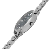 Olivia Burton Art Deco Navy Blue Dial Silver Stainless Steel Strap Women Watch OB16DC01