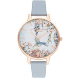 OLIVIA BURTON OB16EG146 GREY LEATHER WOMEN WATCH