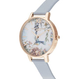 OLIVIA BURTON OB16EG146 GREY LEATHER WOMEN WATCH