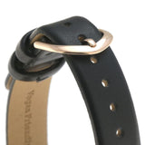 OLIVIA BURTON OB16EG155 ENCHANTED VEGAN BLACK LEATHER WOMEN'S WATCH