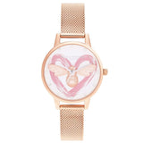 OLIVIA BURTON OB16FB01 LUCKY BEE STAINLESS STEEL WOMEN WATCH