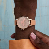 OLIVIA BURTON OB16FB23 PINK LEATHER WOMEN WATCH