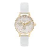 OLIVIA BURTON OB16FB24 WHITE LEATHER WOMEN WATCH
