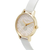 OLIVIA BURTON OB16FB24 WHITE LEATHER WOMEN WATCH