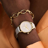 OLIVIA BURTON OB16FB24 WHITE LEATHER WOMEN WATCH