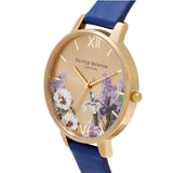 OLIVIA BURTON SECRET GARDEN PALE GOLD SUNRAY & FLORAL WOMEN'S WATCH OB16FS108