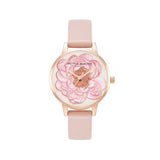 OLIVIA BURTON BLOSSOM MIDI DIAL ROSE GOLD & DUSTY PINK WOMEN'S WATCH OB16FS111