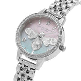 OLIVIA BURTON OB16GB05 OMBRE DIAL SILVER SPARKLE WOMEN'S WATCH